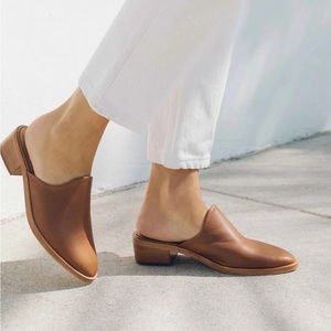 Soludos Venetian Mule sz 8.5, tan leather brown